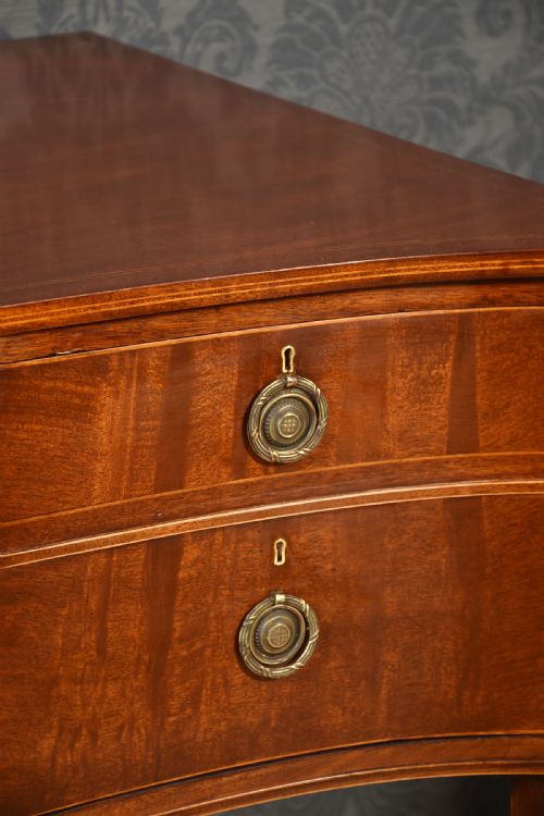 PAIR OF MAHOGANY CONCAVED SIDEBOARDS - ADDITIONAL PHOTO 16