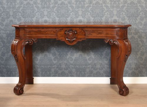 19th century mahogany console table - CATEGORY: ANTIQUE TABLES - DATED 19TH CENTURY
