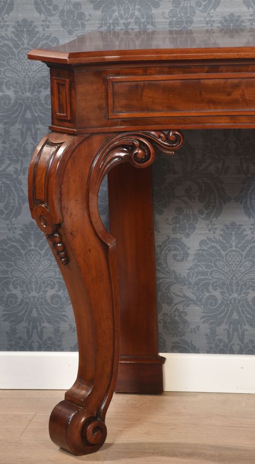 19TH CENTURY MAHOGANY CONSOLE TABLE - ADDITIONAL PHOTO 2