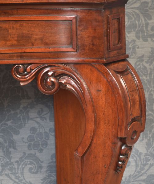 19TH CENTURY MAHOGANY CONSOLE TABLE - ADDITIONAL PHOTO 4