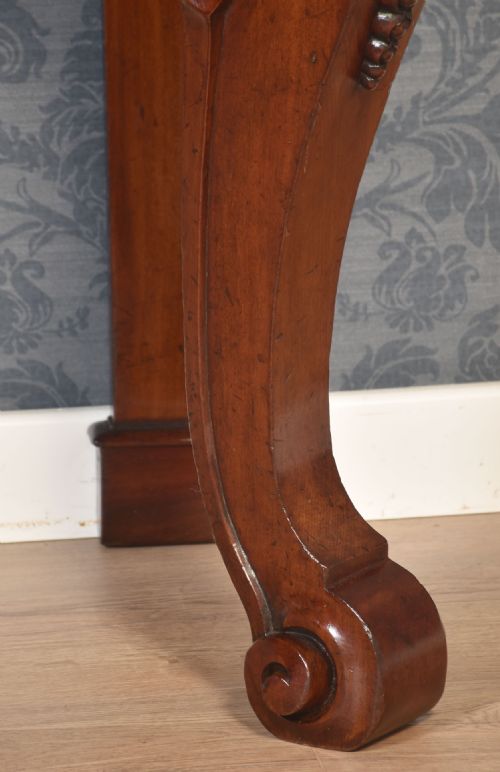 19TH CENTURY MAHOGANY CONSOLE TABLE - ADDITIONAL PHOTO 6