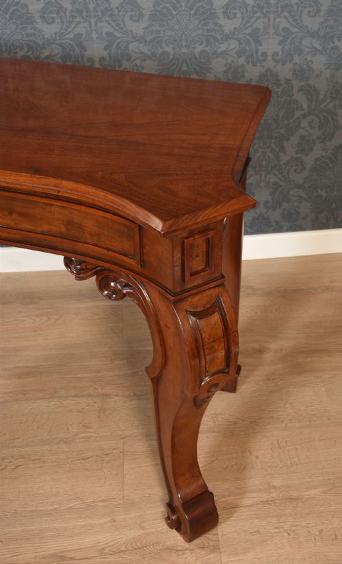 19TH CENTURY MAHOGANY CONSOLE TABLE - ADDITIONAL PHOTO 9