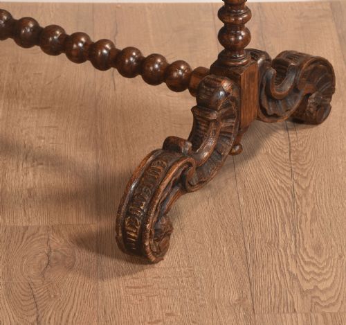 LATE 19TH CENTURY OAK DINNER GONG - ADDITIONAL PHOTO 8