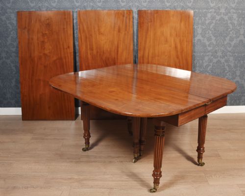MAHOGANY EXTENDING DINING TABLE - ADDITIONAL PHOTO 19