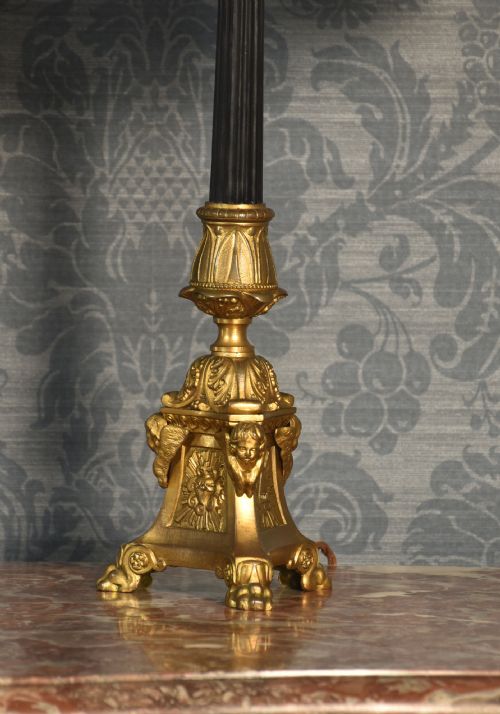 PAIR OF ECCLESIASTICAL TABLE LAMPS - ADDITIONAL PHOTO 2