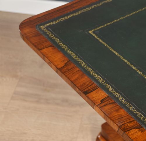 19TH CENTURY ROSEWOOD LIBRARY TABLE - ADDITIONAL PHOTO 2
