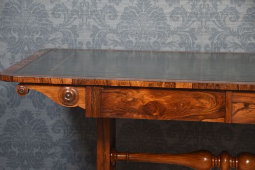 19TH CENTURY ROSEWOOD LIBRARY TABLE - ADDITIONAL PHOTO 9