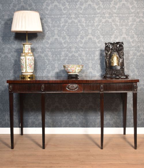 MAHOGANY CONSOLE TABLE - ADDITIONAL PHOTO 1