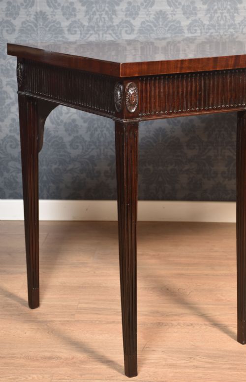 MAHOGANY CONSOLE TABLE - ADDITIONAL PHOTO 4