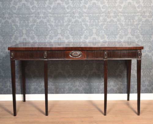 MAHOGANY CONSOLE TABLE - ADDITIONAL PHOTO 5