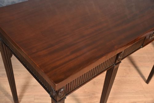 MAHOGANY CONSOLE TABLE - ADDITIONAL PHOTO 7