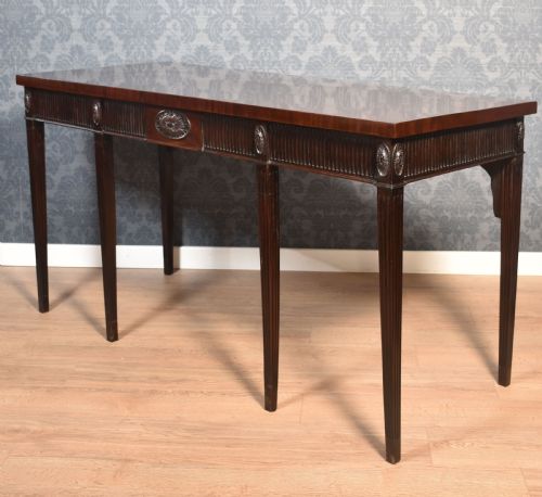 MAHOGANY CONSOLE TABLE - ADDITIONAL PHOTO 8