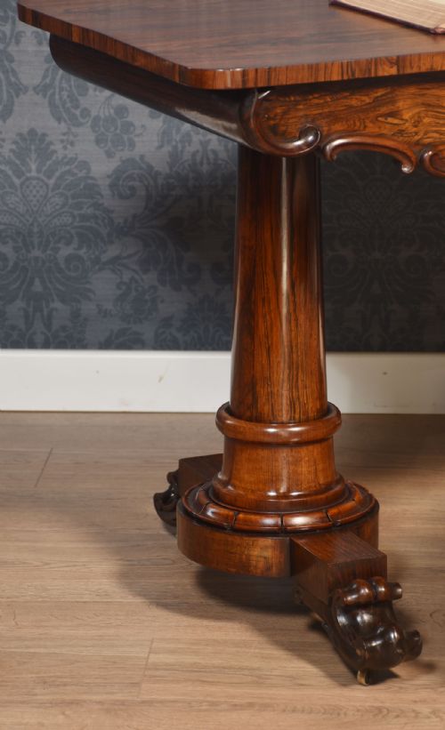 ROSEWOOD LIBRARY TABLE - ADDITIONAL PHOTO 2