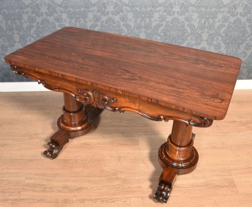 ROSEWOOD LIBRARY TABLE - ADDITIONAL PHOTO 4