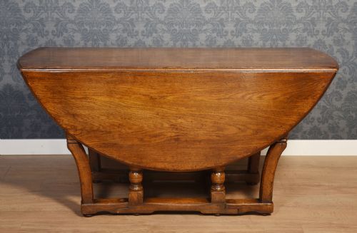 LARGE OAK GATELEG TABLE - ADDITIONAL PHOTO 7