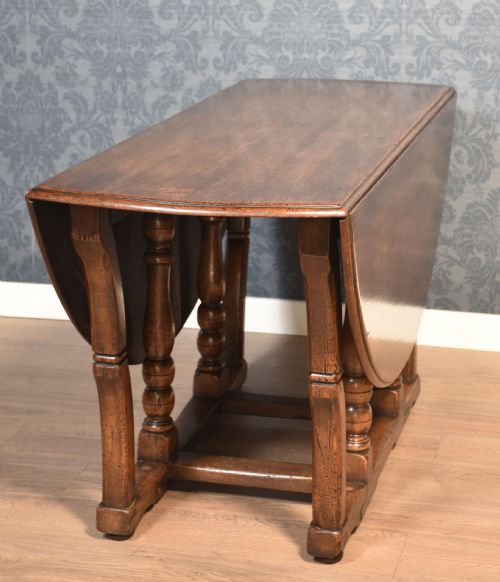 LARGE OAK GATELEG TABLE - ADDITIONAL PHOTO 8