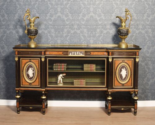ENGLISH COROMANDEL CABINET BY LAMB OF MANCHESTER - ADDITIONAL PHOTO 1