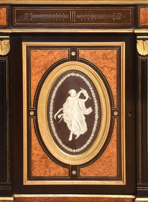 ENGLISH COROMANDEL CABINET BY LAMB OF MANCHESTER - ADDITIONAL PHOTO 8
