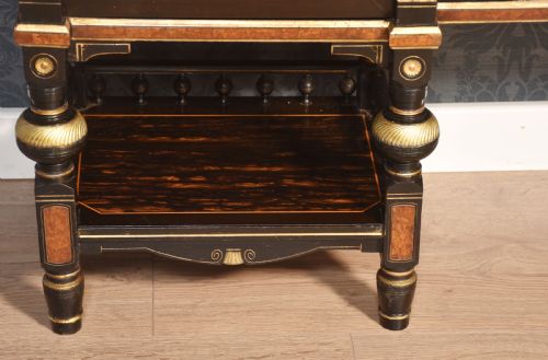 ENGLISH COROMANDEL CABINET BY LAMB OF MANCHESTER - ADDITIONAL PHOTO 9