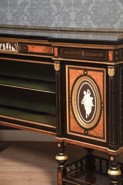 ENGLISH COROMANDEL CABINET BY LAMB OF MANCHESTER - ADDITIONAL PHOTO 14