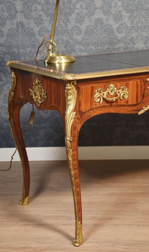 19TH CENTURY BRONZE MOUNTED BUREAU PLAT - ADDITIONAL PHOTO 1