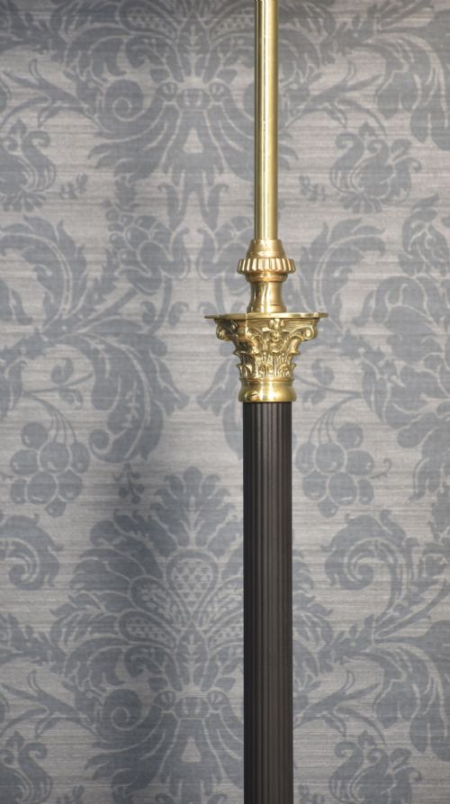 BRASS AJUSTABLE STANDARD LAMP - ADDITIONAL PHOTO 2