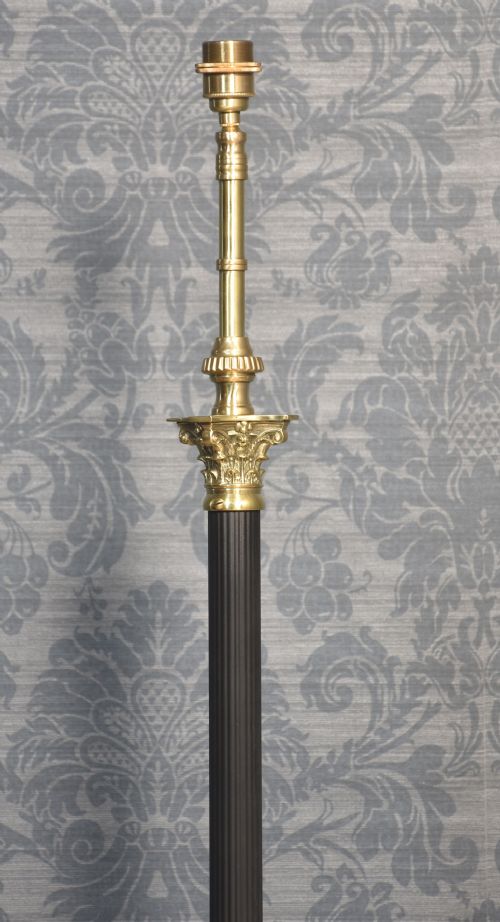 BRASS AJUSTABLE STANDARD LAMP - ADDITIONAL PHOTO 5