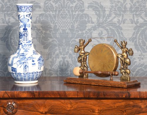 BRASS TABLE GONG - ADDITIONAL PHOTO 3