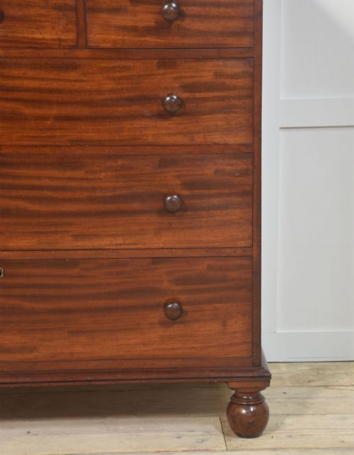 19TH CENTURY MAHOGANY CHEST OF DRAWERS BY GILLOWS - ADDITIONAL PHOTO 8