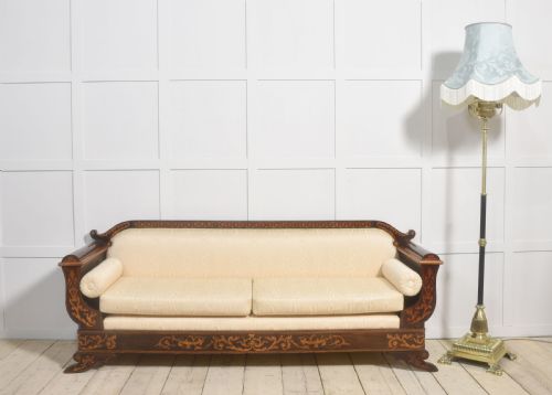 DUTCH MARQUETRY SETTEE - ADDITIONAL PHOTO 1