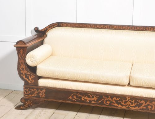 DUTCH MARQUETRY SETTEE - ADDITIONAL PHOTO 4