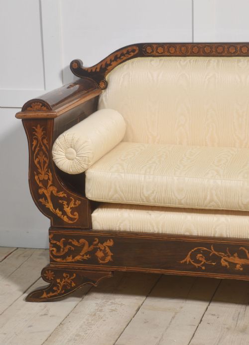 DUTCH MARQUETRY SETTEE - ADDITIONAL PHOTO 5