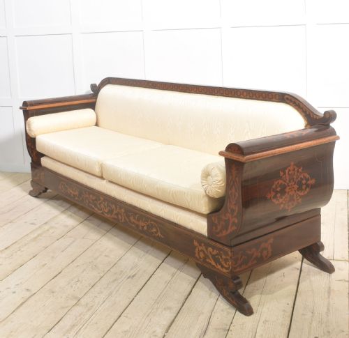DUTCH MARQUETRY SETTEE - ADDITIONAL PHOTO 7
