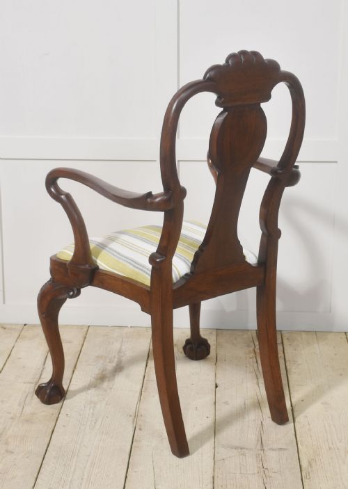 SET OF EIGHT WALNUT DINING CHAIRS - ADDITIONAL PHOTO 2