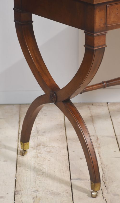MAHOGANY CARLTON HOUSE STYLE DESK - ADDITIONAL PHOTO 6