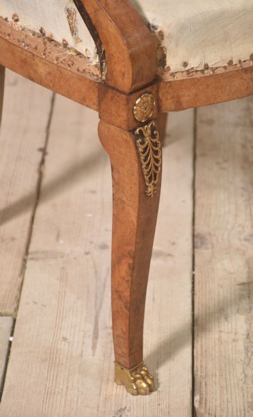 SET OF EIGHT WALNUT DINING CHAIRS - ADDITIONAL PHOTO 7