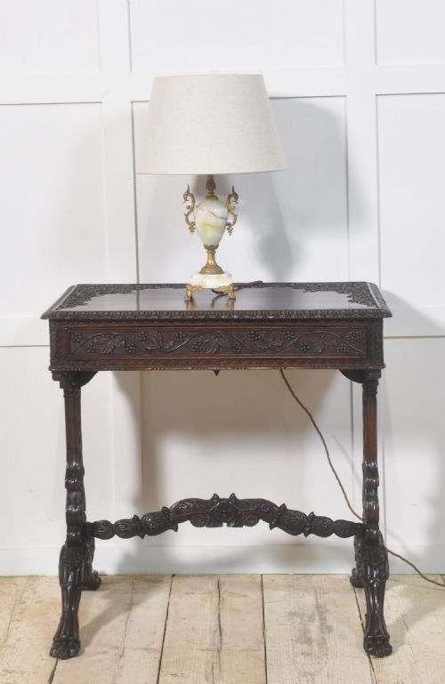 METAL MOUNTED ONYX TABLE LAMP - ADDITIONAL PHOTO 3