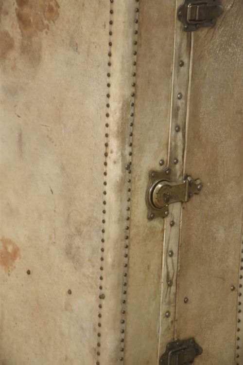PRETOT PARIS LEATHER TRAVELING TRUNK - ADDITIONAL PHOTO 7