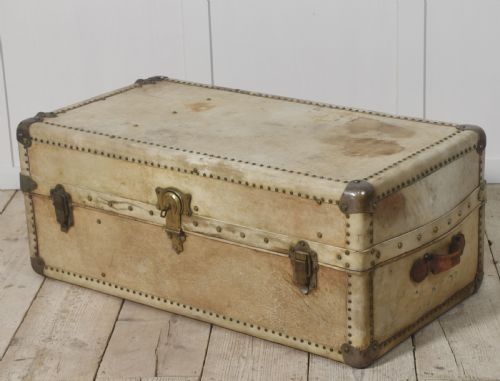 PRETOT PARIS LEATHER TRAVELING TRUNK - ADDITIONAL PHOTO 8
