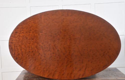 19TH CENTURY OVAL MAHOGANY DRUM TABLE - ADDITIONAL PHOTO 11
