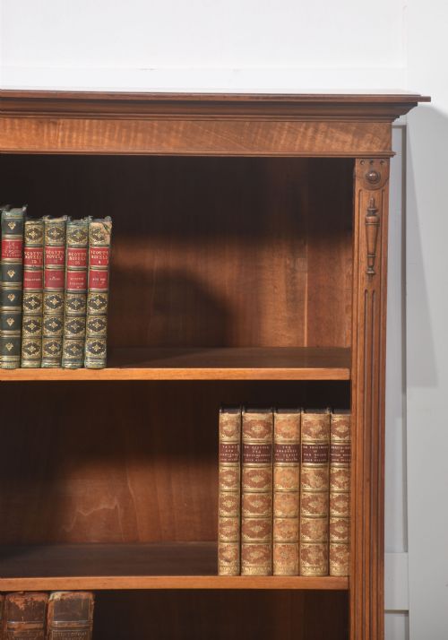 WALNUT OPEN BOOKCASE - ADDITIONAL PHOTO 2