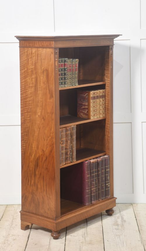 WALNUT OPEN BOOKCASE - ADDITIONAL PHOTO 3