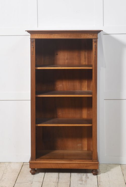 WALNUT OPEN BOOKCASE - ADDITIONAL PHOTO 5