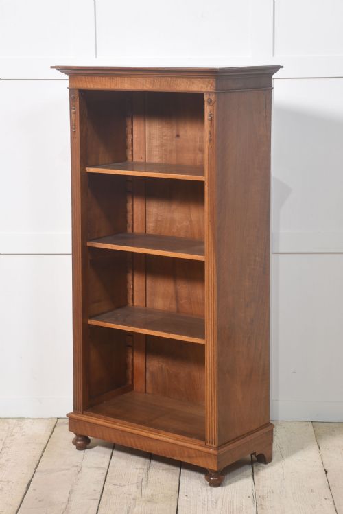 WALNUT OPEN BOOKCASE - ADDITIONAL PHOTO 9