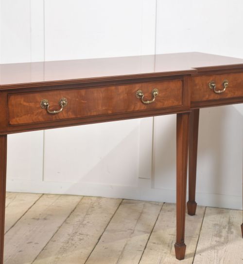 PAIR OF MAHOGANY HALL TABLES - ADDITIONAL PHOTO 2