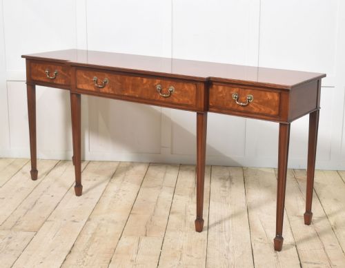 PAIR OF MAHOGANY HALL TABLES - ADDITIONAL PHOTO 7