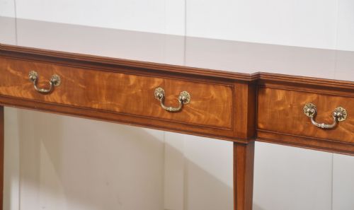 PAIR OF MAHOGANY HALL TABLES - ADDITIONAL PHOTO 9