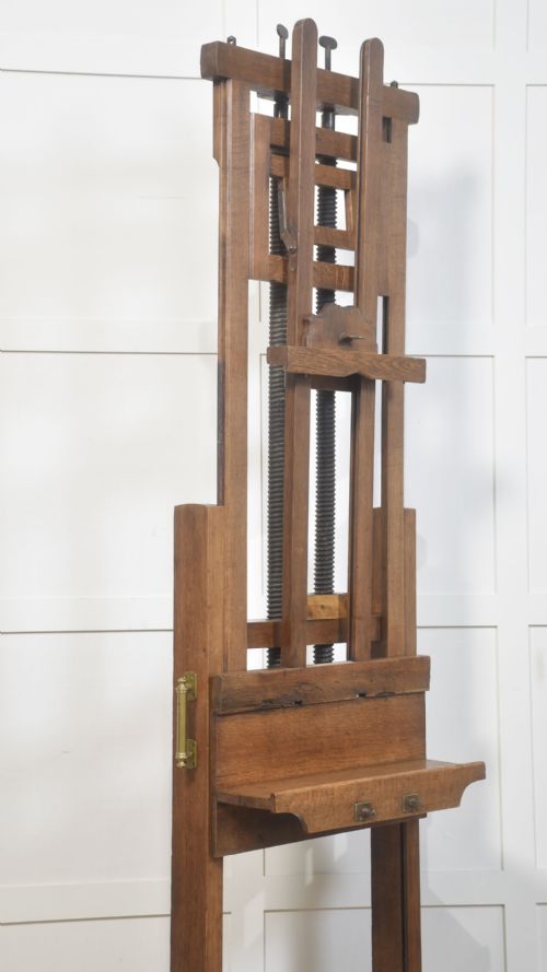 OAK ARTISTS FULLY ADJUSTABLE STUDIO EASEL - ADDITIONAL PHOTO 5