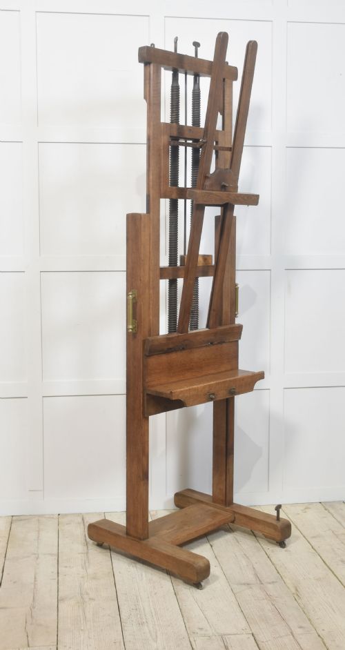 OAK ARTISTS FULLY ADJUSTABLE STUDIO EASEL - ADDITIONAL PHOTO 7