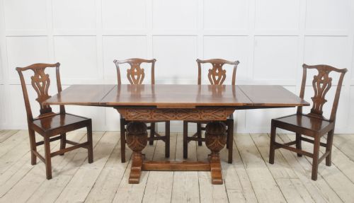 OAK DRAW LEAF REFECTORY TABLE - ADDITIONAL PHOTO 1